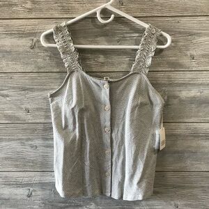 BNWT A.N.A Striped Sleeveless Top